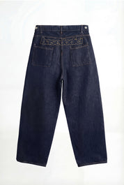 "RUDEBOY LDN" Bigall Denim Blue Raw