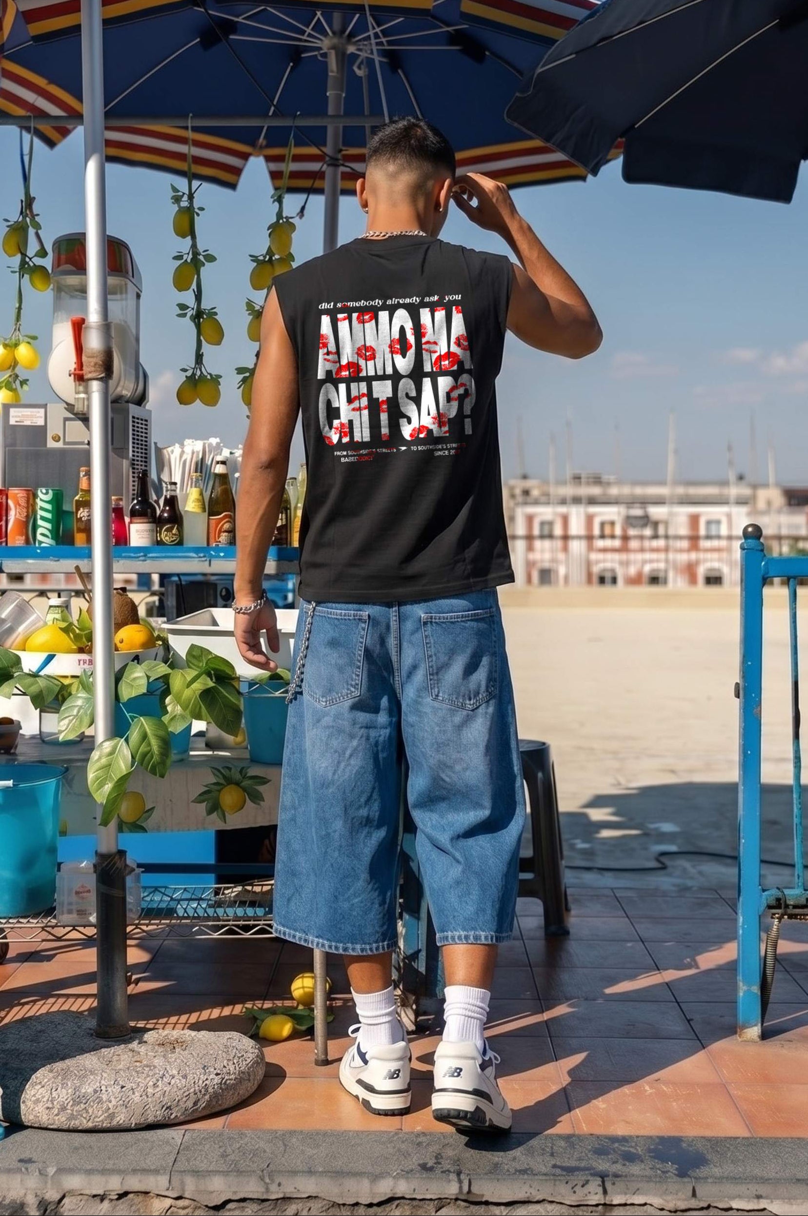 Tank "AMMO COUTURE" CHI'T'SAP Black/Kiss