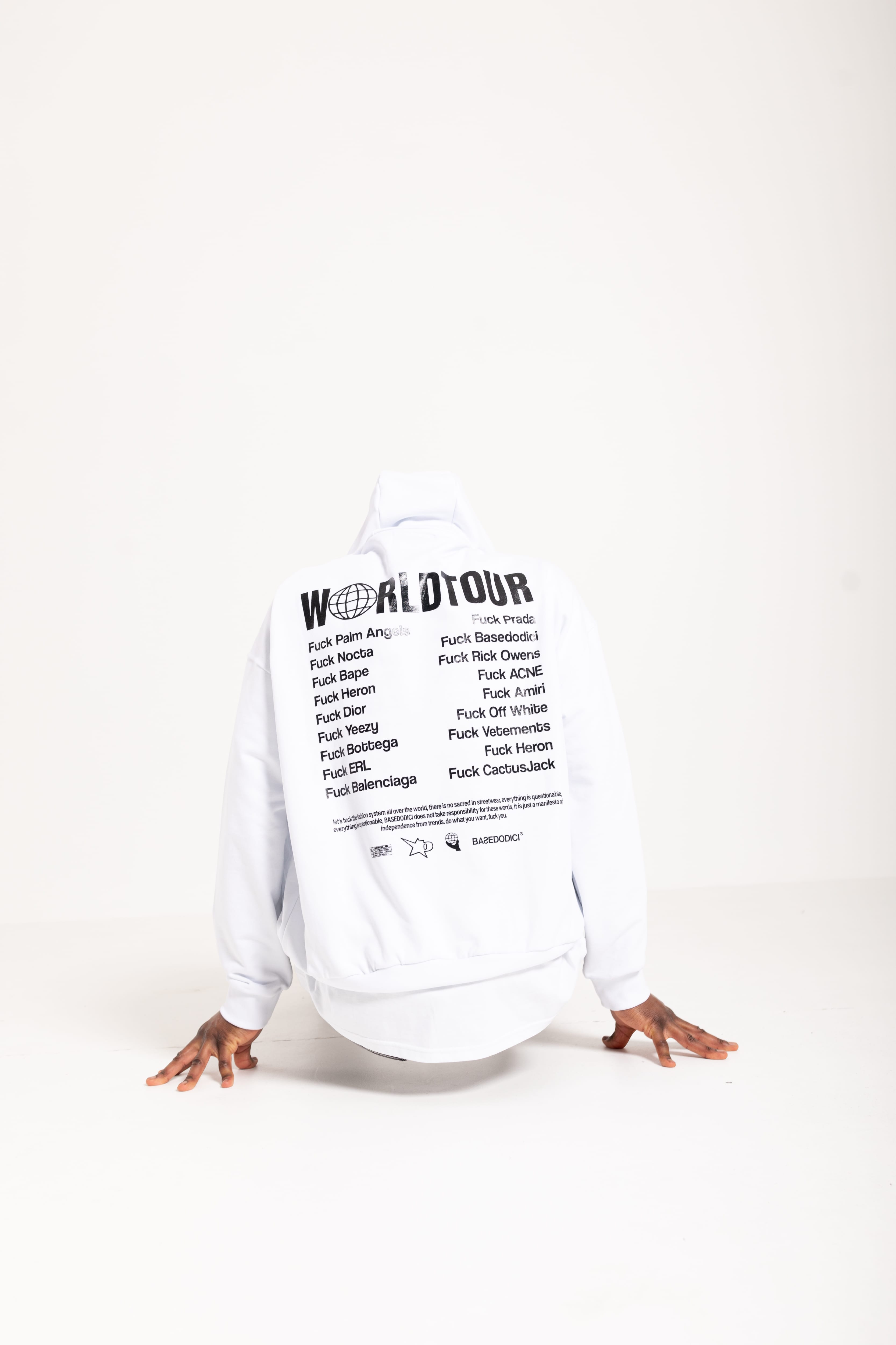 Hoodie "FCK 2.0" WorldTour White