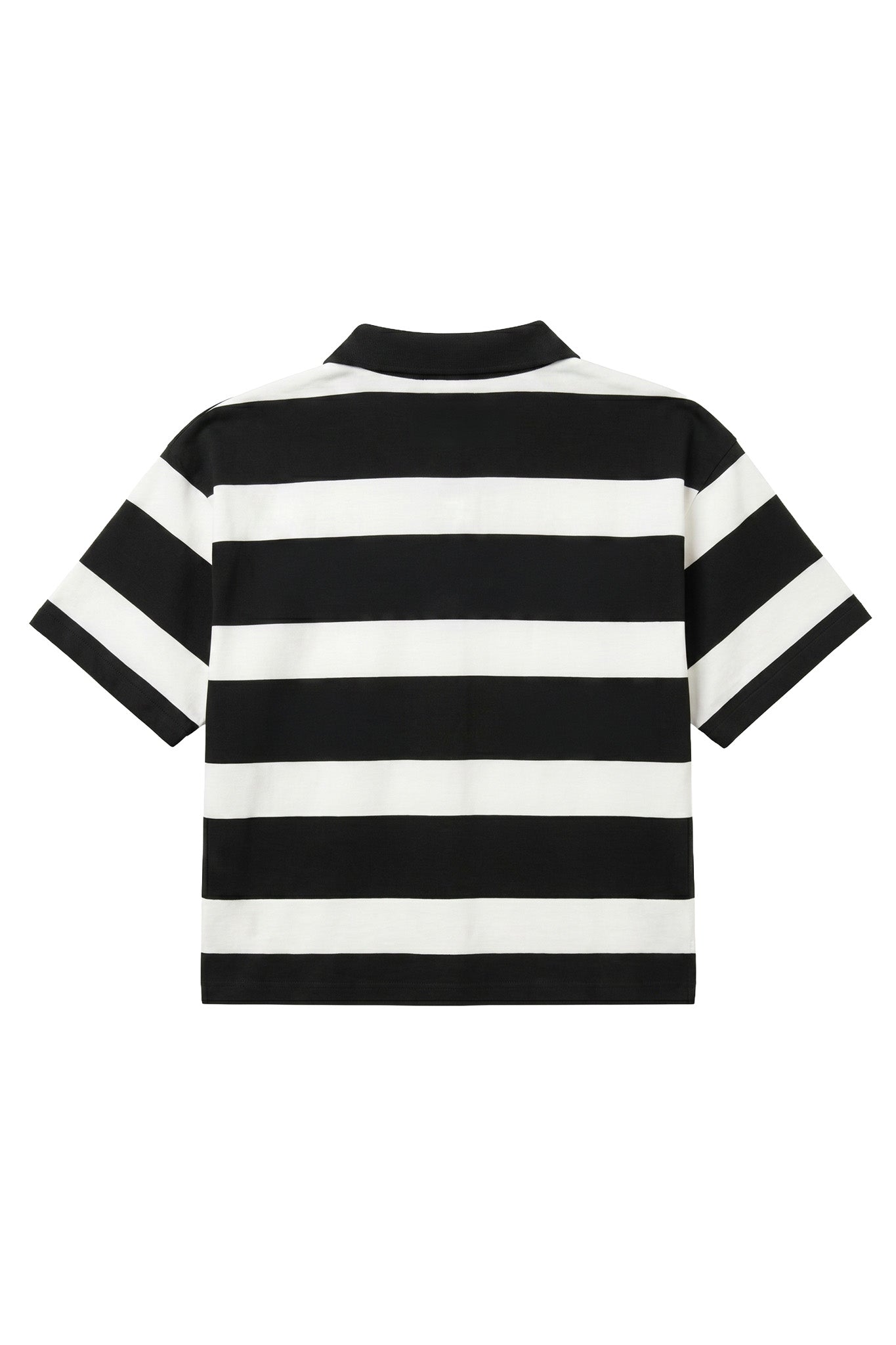 Polo "LAST DELIVERY" BASE Stripe White/Black