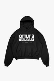 Hoodie "SAMURAIJAYxBASEDODICI" TuttoSbagliato Black/White