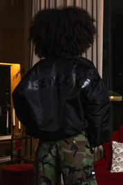 Bomber Jacket “WORLD TOUR” Black