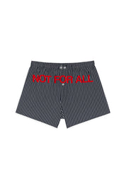 Boxer “LIVE FAST” NotForAll Striped Black