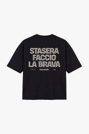 T-Shirt "COPY&PASTE" FaccioLaBrava Black/Glitter