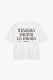T-Shirt "COPY&PASTE" FaccioLaBrava White/Glitter