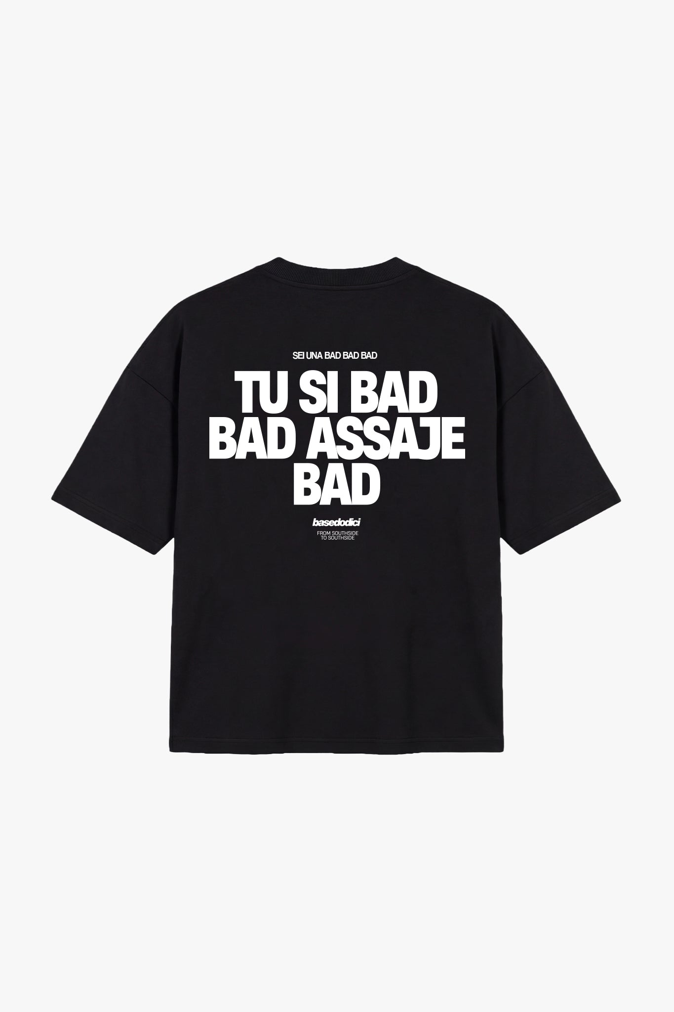 T-Shirt "COPY&PASTE" TU SI BAD BAD Black/White