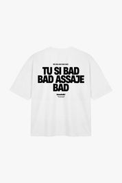 T-Shirt "COPY&PASTE" TU SI BAD BAD White/Black