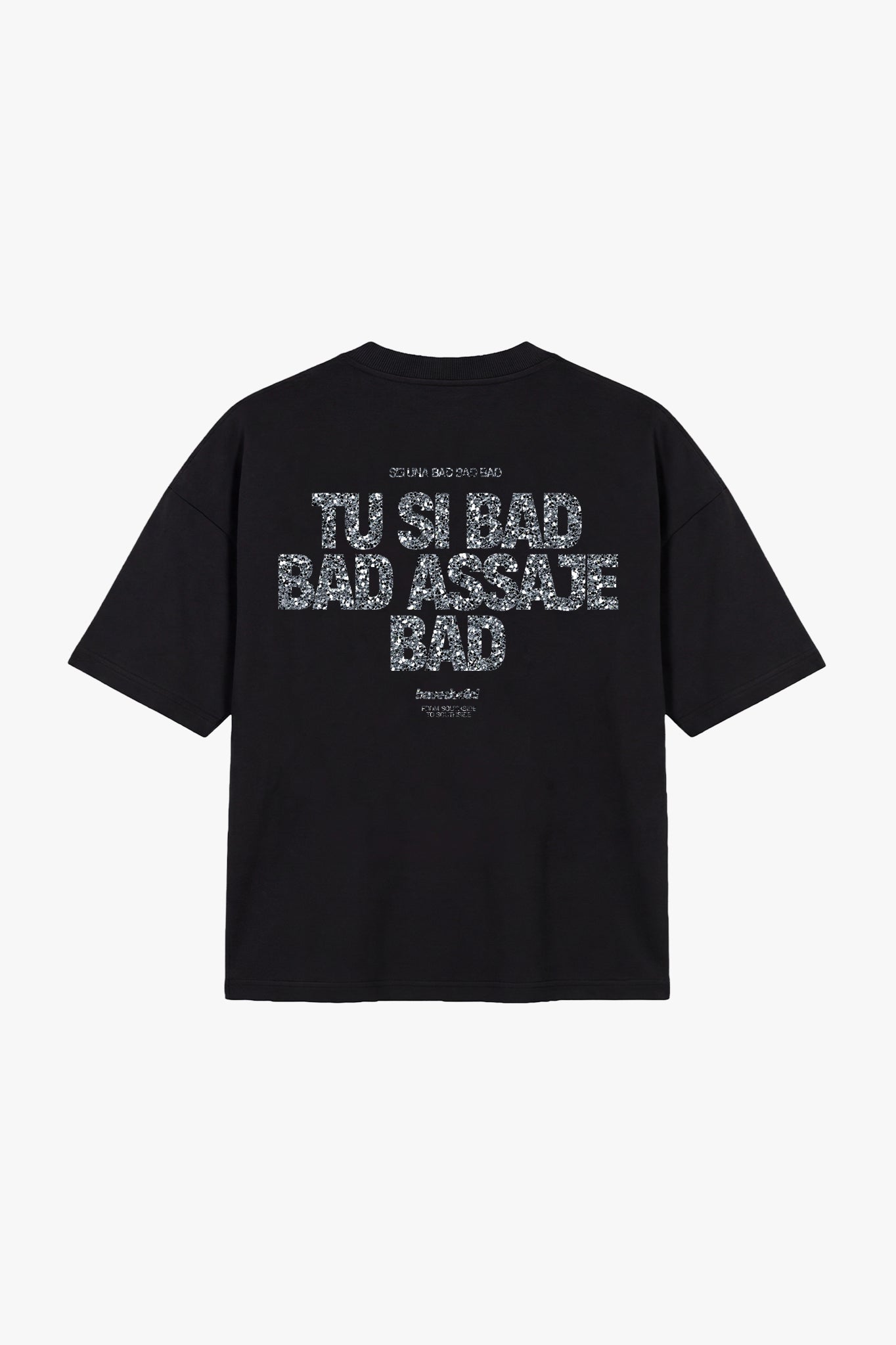 T-Shirt "COPY&PASTE" TU SI BAD BAD Black/Glitter