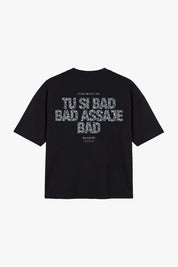 T-Shirt "COPY&PASTE" TU SI BAD BAD Black/Glitter