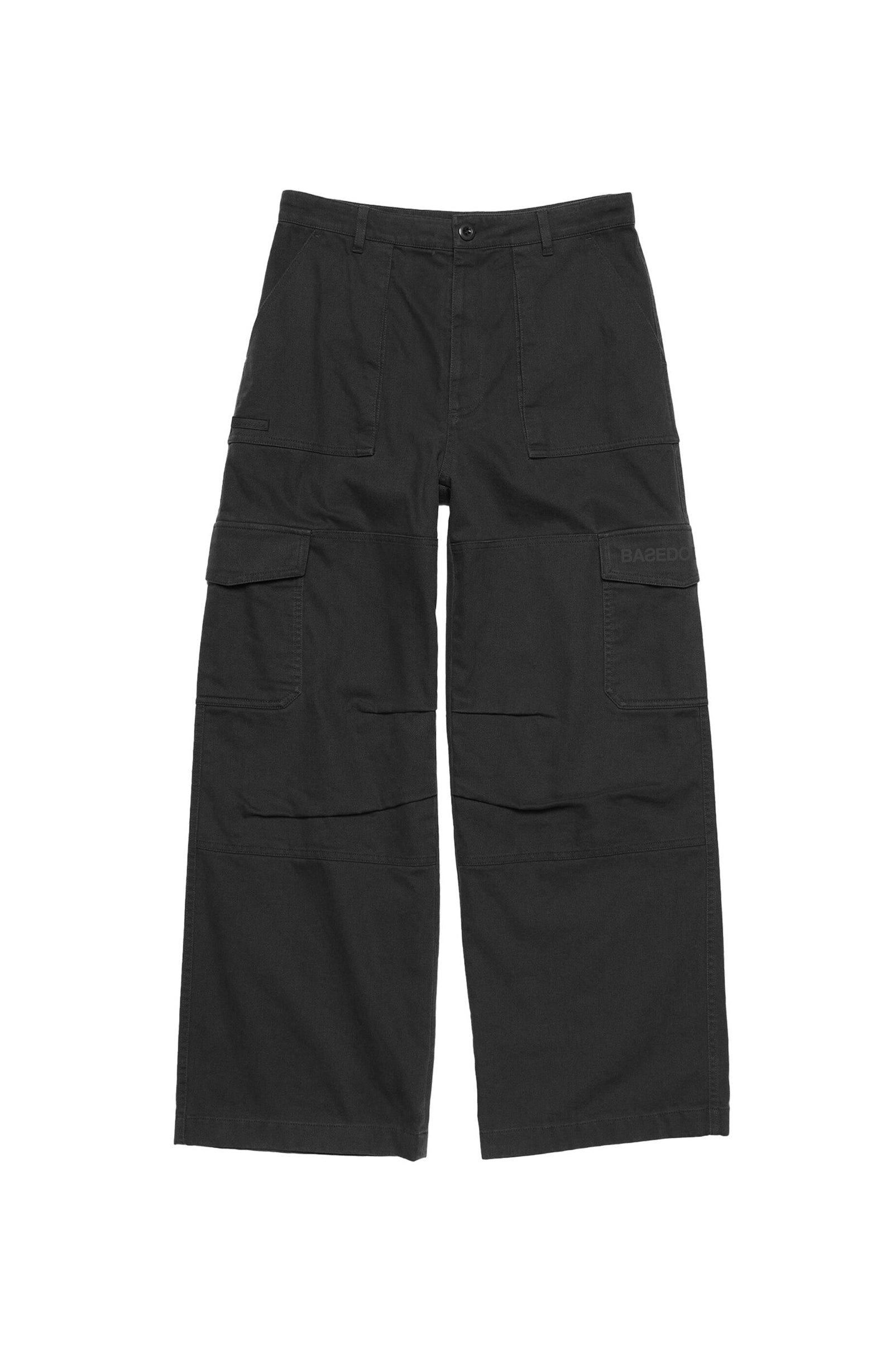 Cargo Pants “DE LA RUE À LA RUE” TheBasic Black 