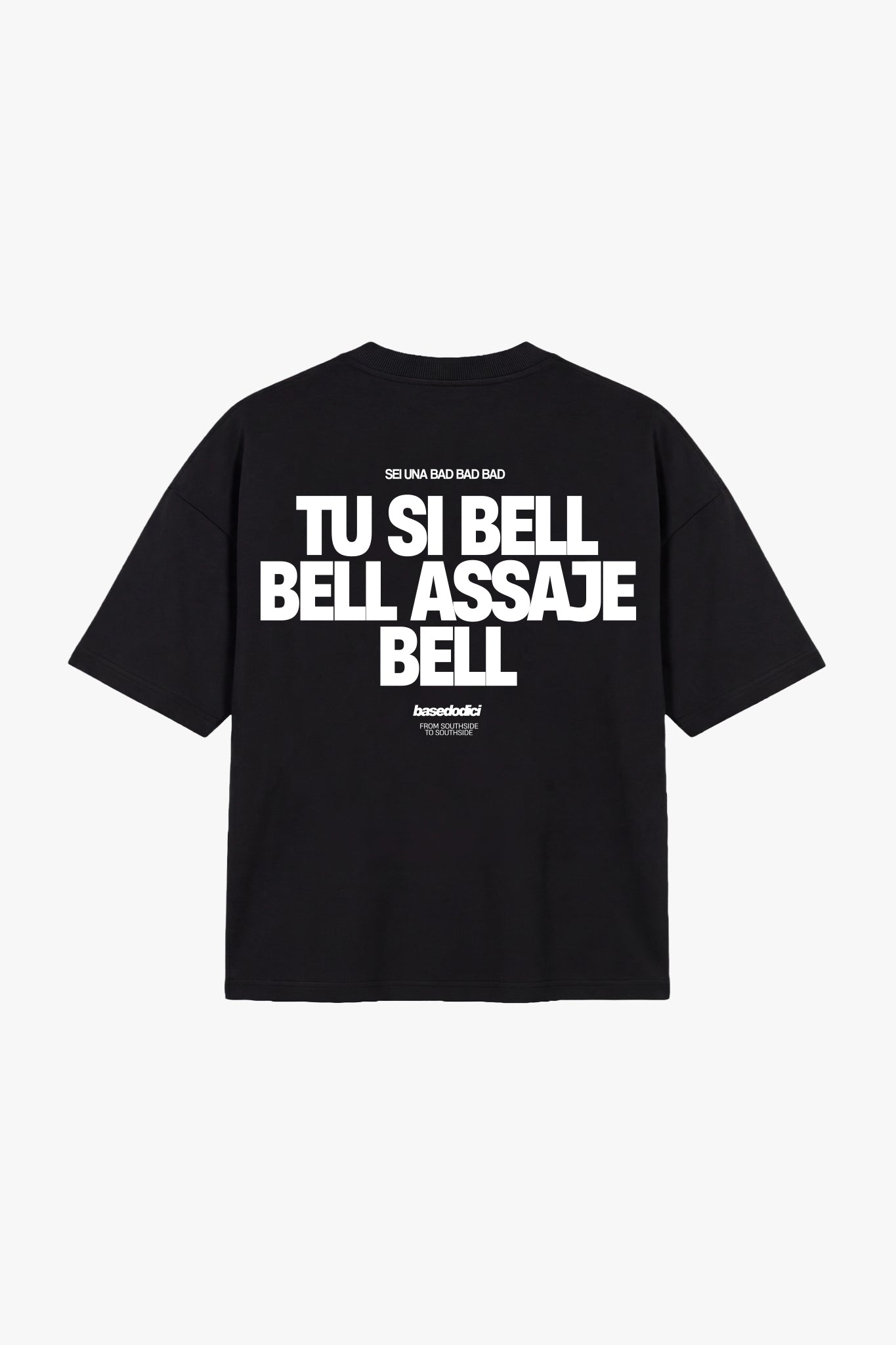 T-Shirt "COPY&PASTE" TU SI BELL BELL Black/White