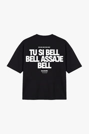 T-Shirt "COPY&PASTE" TU SI BELL BELL Black/White