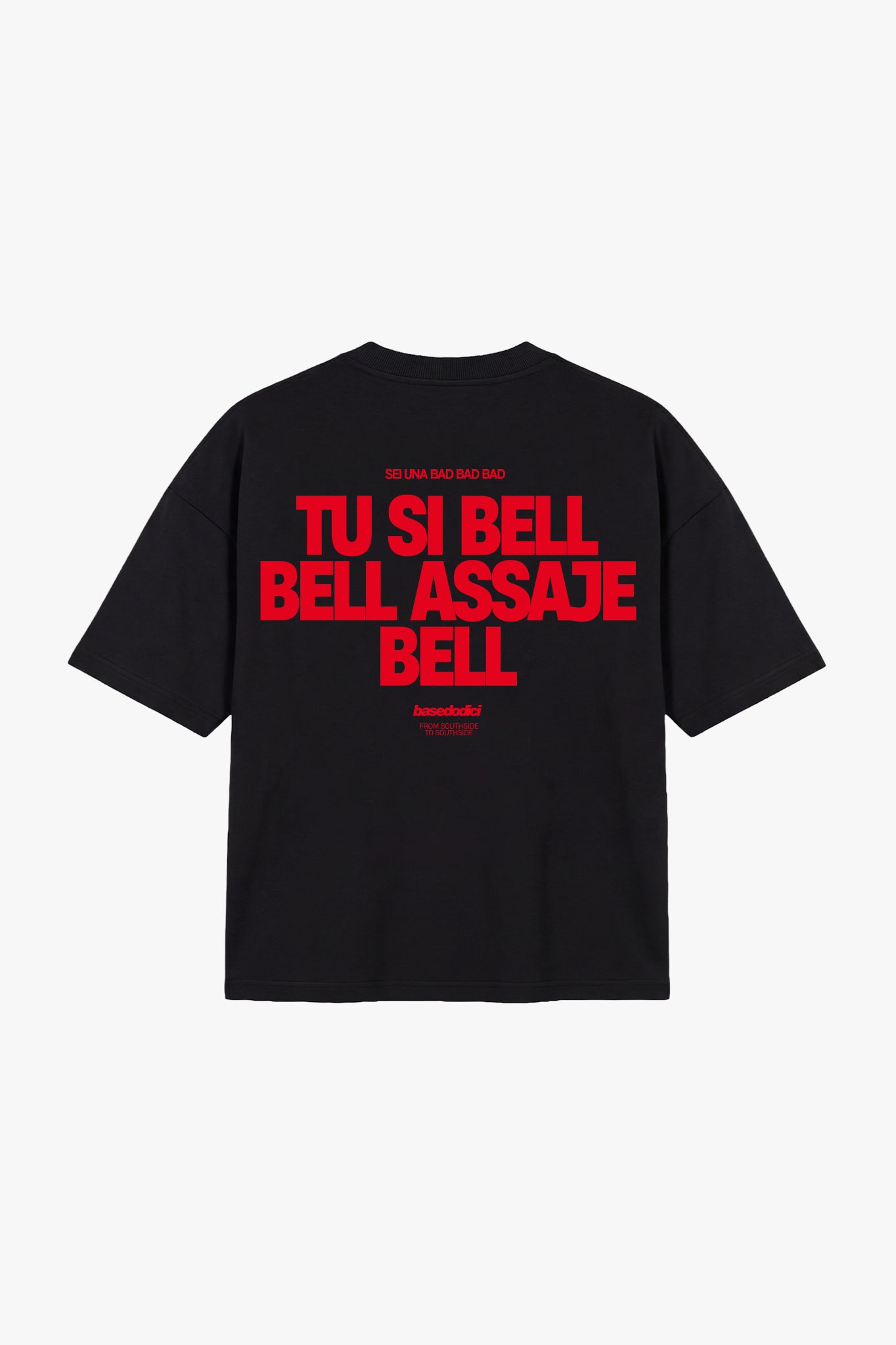 T-Shirt "COPY&PASTE" TU SI BELL BELL Black/Red