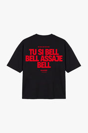 T-Shirt "COPY&PASTE" TU SI BELL BELL Black/Red