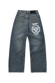 "WORLD TOUR" Line Cross Denim Diplomatic Light Blue