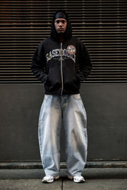 Bigall Denim "BROKENNESS" Back Logo Light Blue