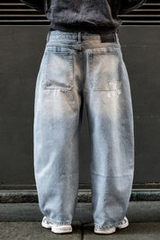 Bigall Denim "BROKENNESS" Circolo Light Blue