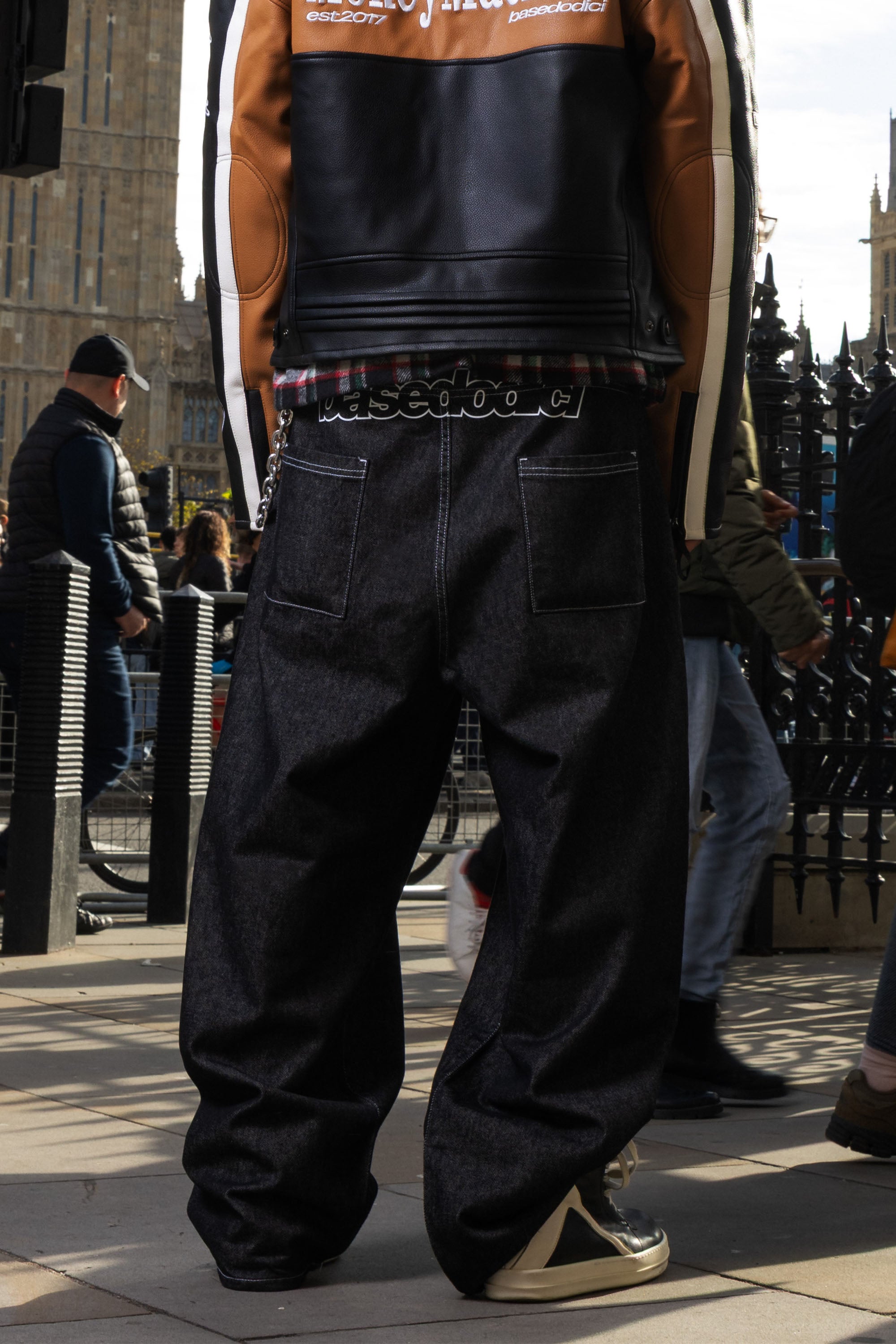 "RUDEBOY LDN" Bigall Denim Black Raw