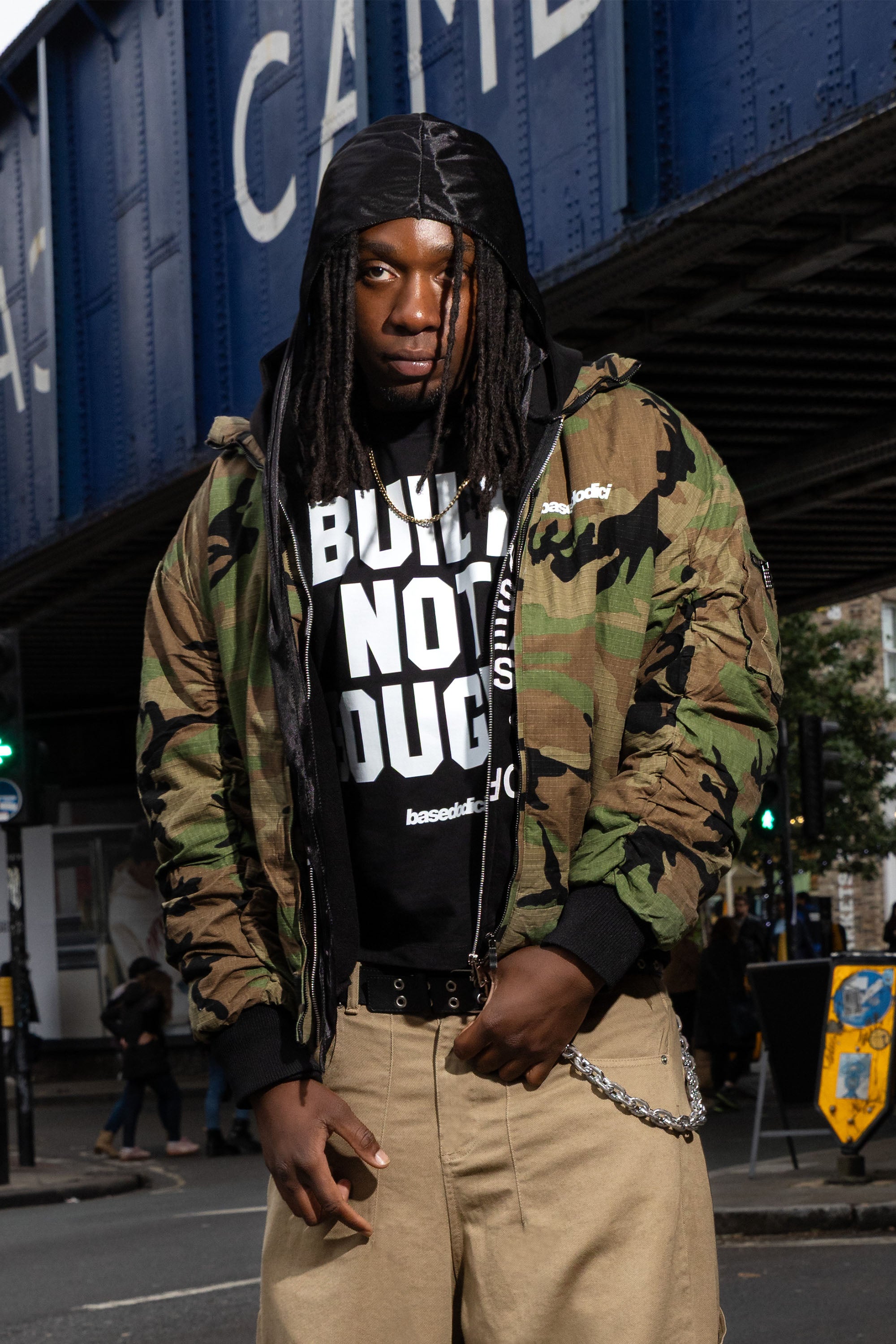 Bomber Jacket "RUDEBOY LDN" Camo