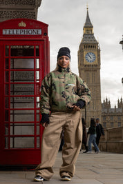 "RUDEBOY LDN" Bomber Jacket Camo