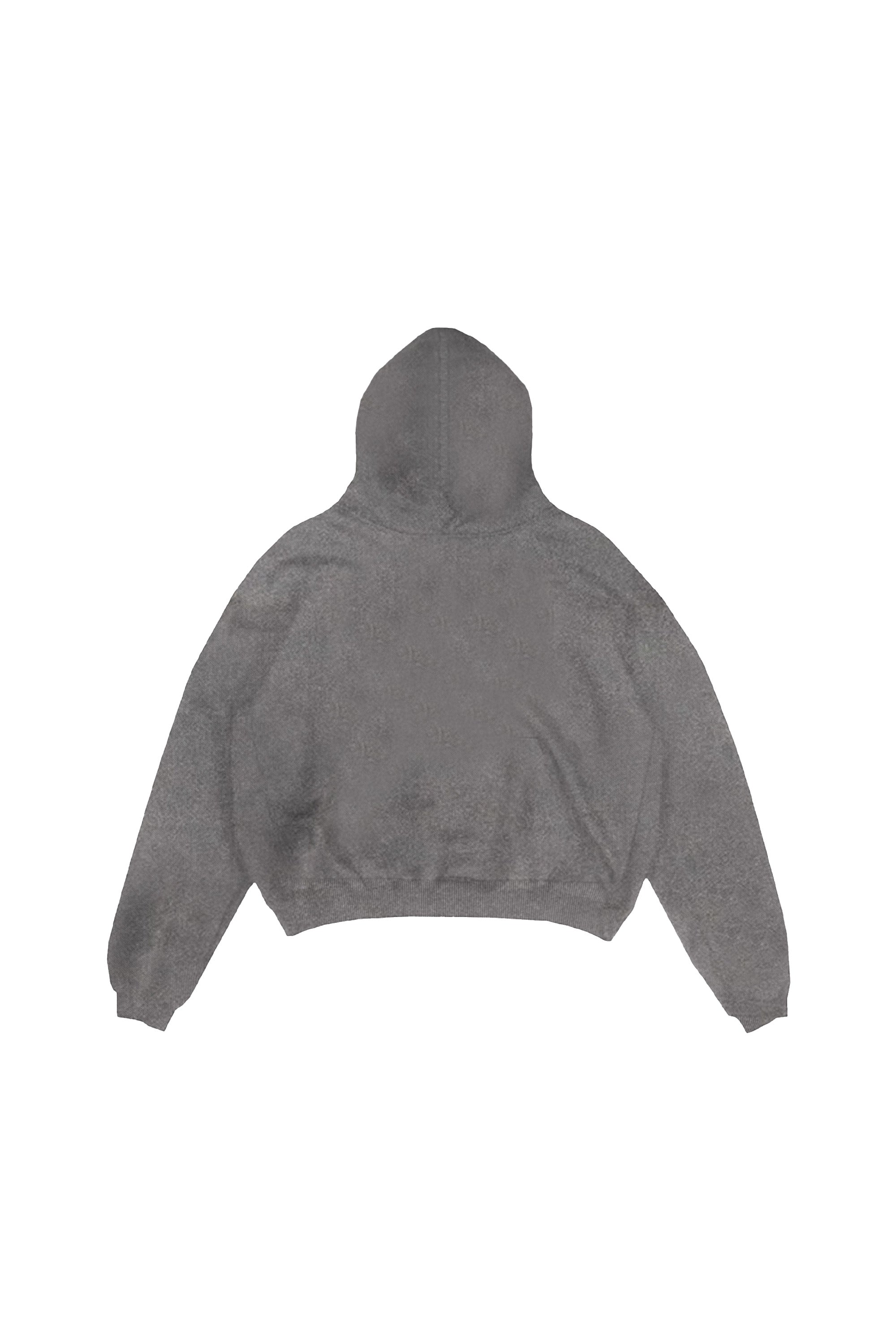 Boxy Hoodie “DYSTOPIA” 012 Stone Washed