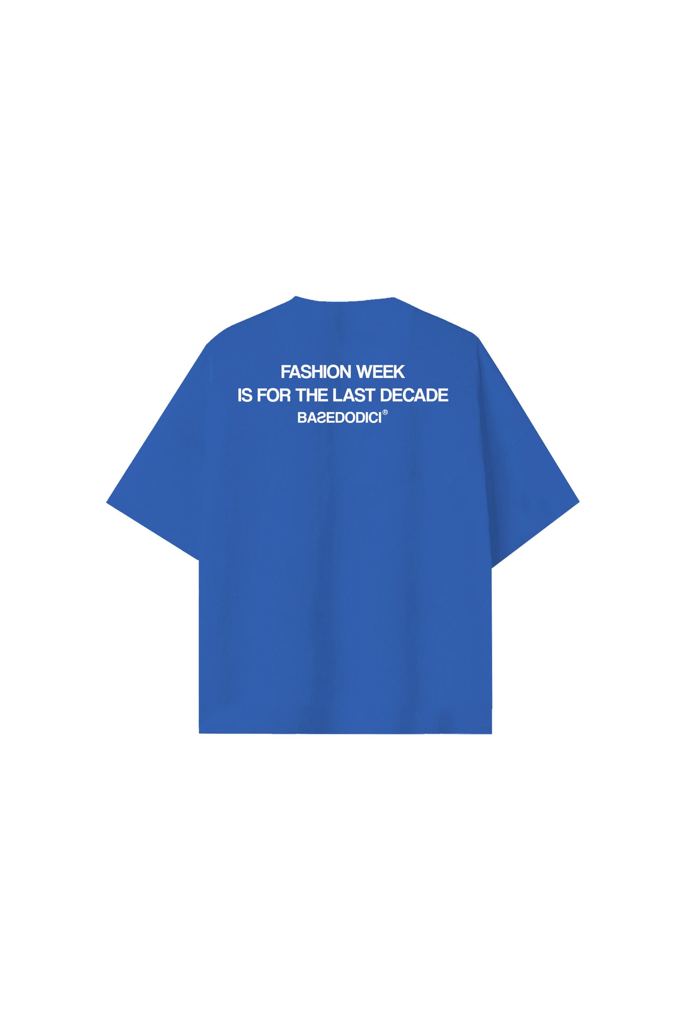 Boxy T-Shirt “DYSTOPIA” LastDecade Blue