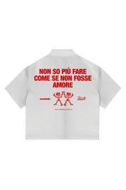 Shirt "TAVERNELLExBASEDODICI" Amore White