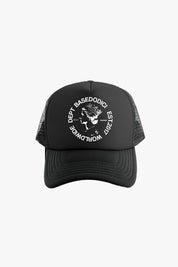 "RUDEBOY LDN" Cap Crown Black