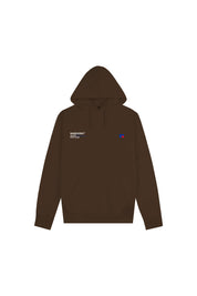 Hoodie “RUSSELLxBASEDODICI" Collab Logo Brown