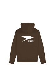 Hoodie “RUSSELLxBASEDODICI" Collab Logo Brown