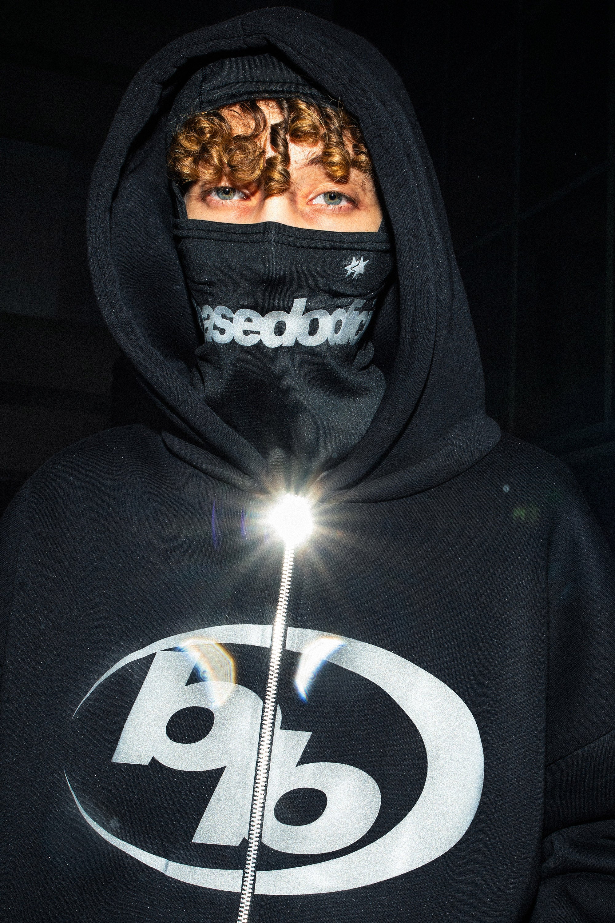 Full Zip "REFLECTIVE" Black