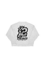 Crewneck “CAMO4PLAYERS” BackLogo Grey/CamoGrey