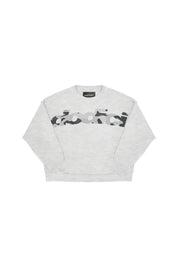 Crewneck “CAMO4PLAYERS” FrontLogo Grey/CamoGrey