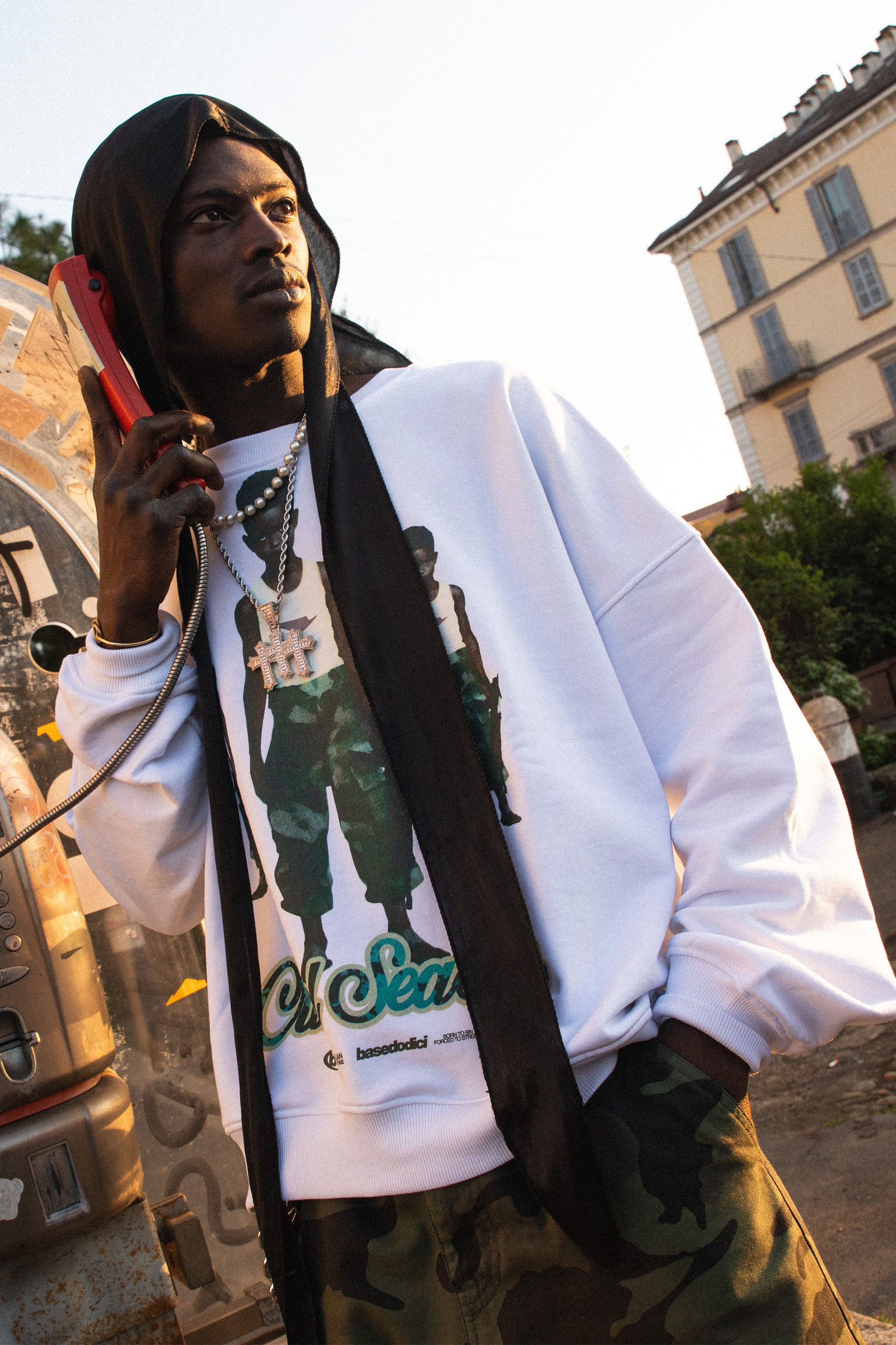 Crewneck “CRUEL SEASON” Cruel White 