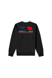 Crewneck “RUSSELLxBASEDODICI" Touchdown Black