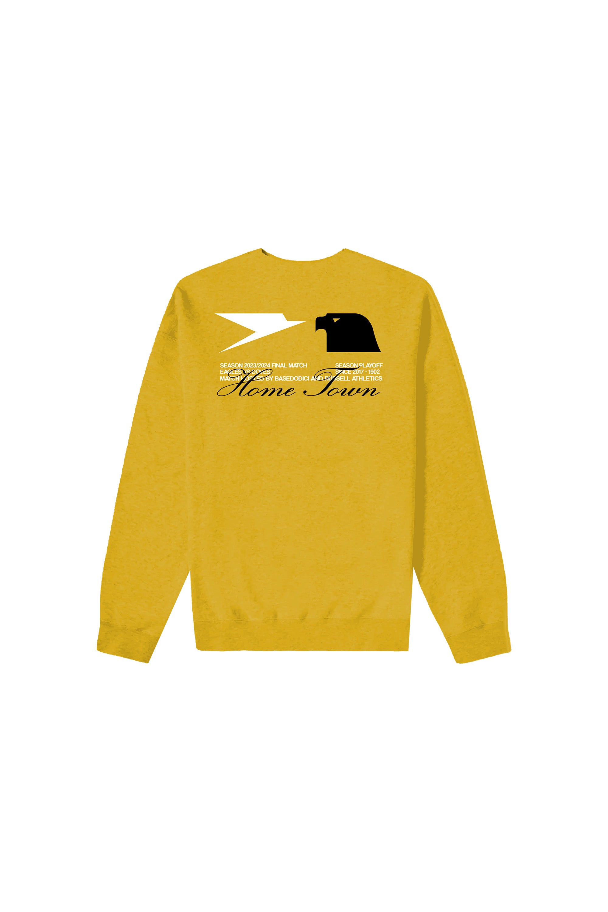 Crewneck “RUSSELLxBASEDODICI" Touchdown Yellow