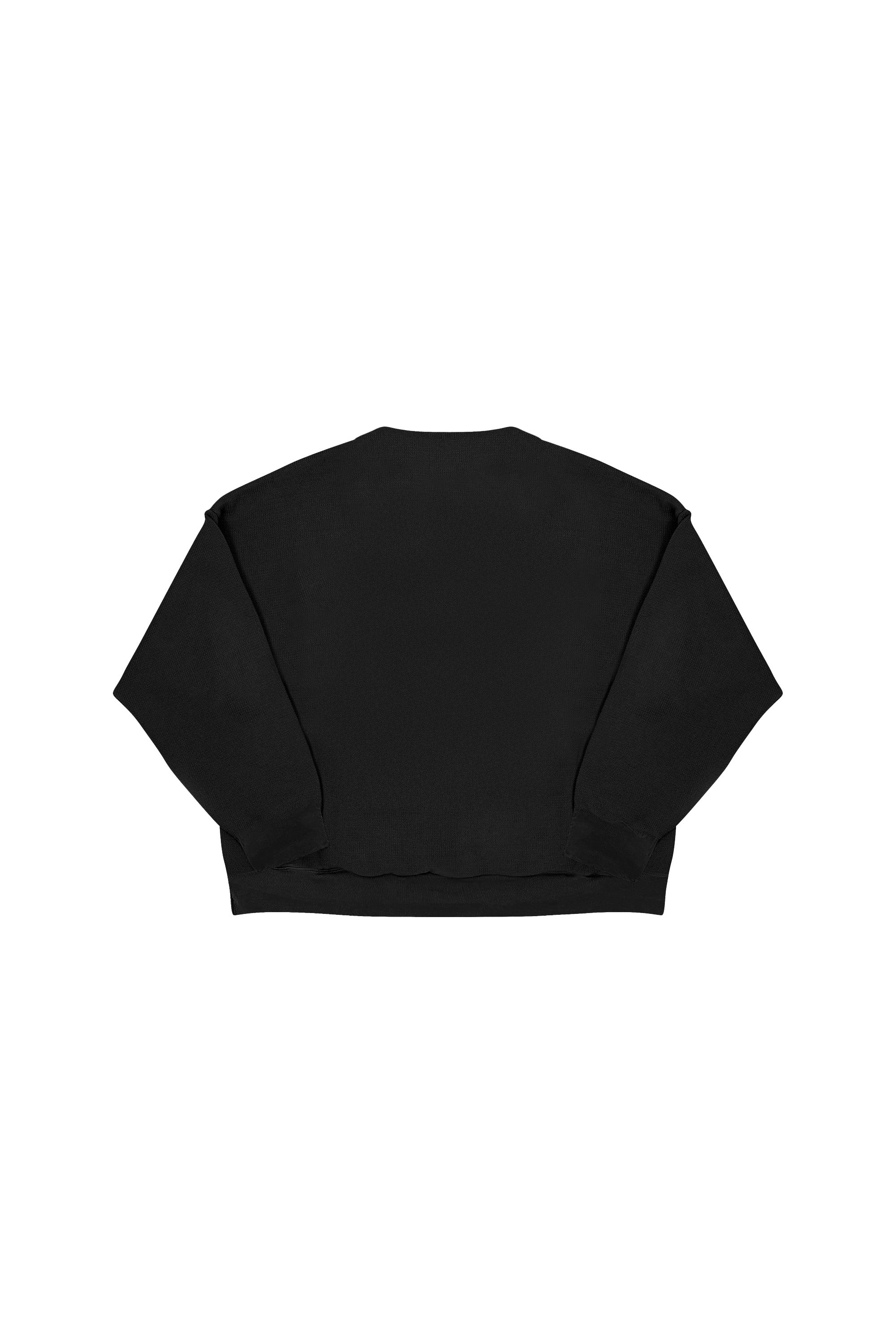 Crewneck "DE LA RUE À LA RUE" Made Black 