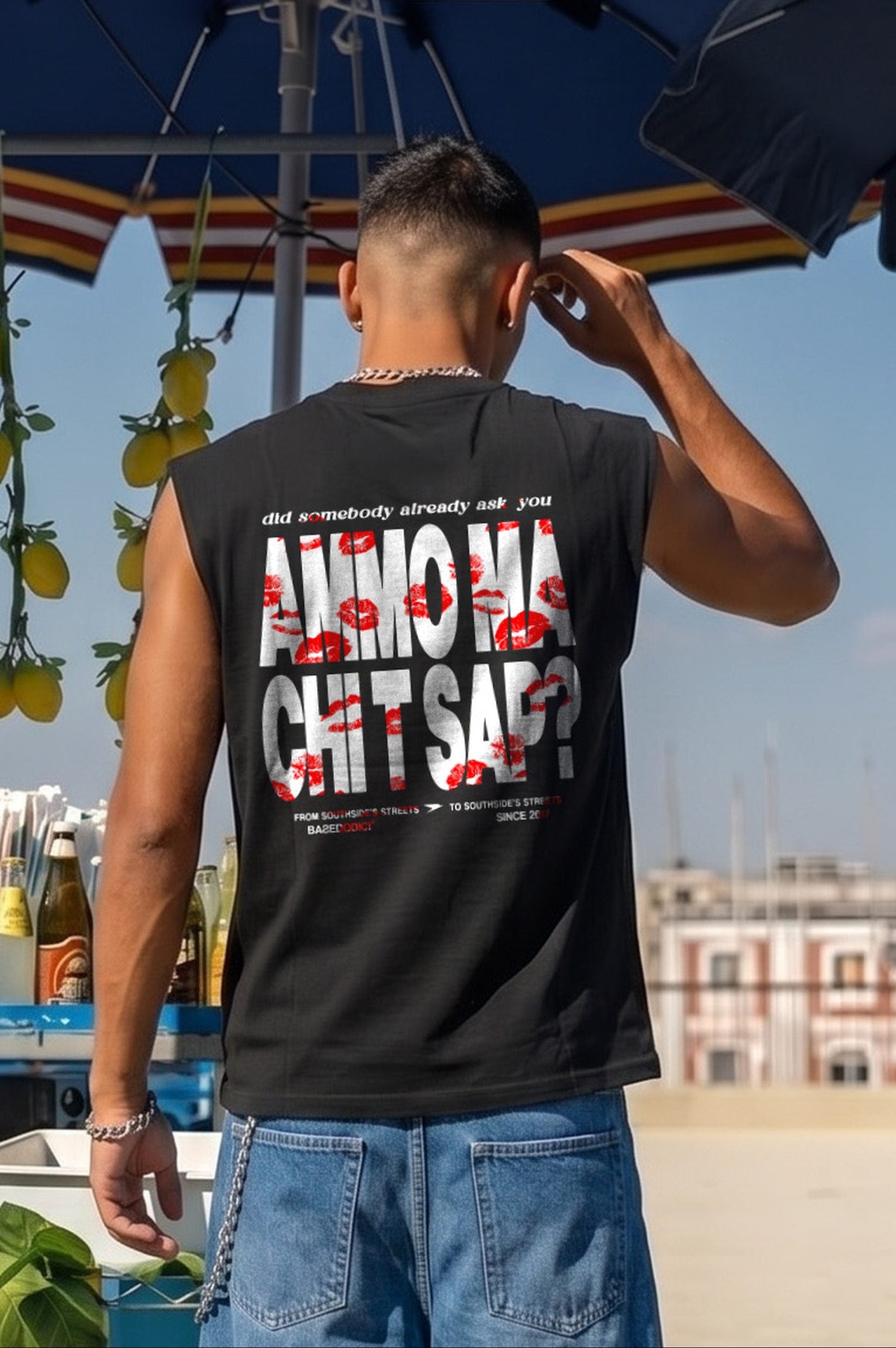Tank "AMMO COUTURE" CHI'T'SAP Black/Kiss