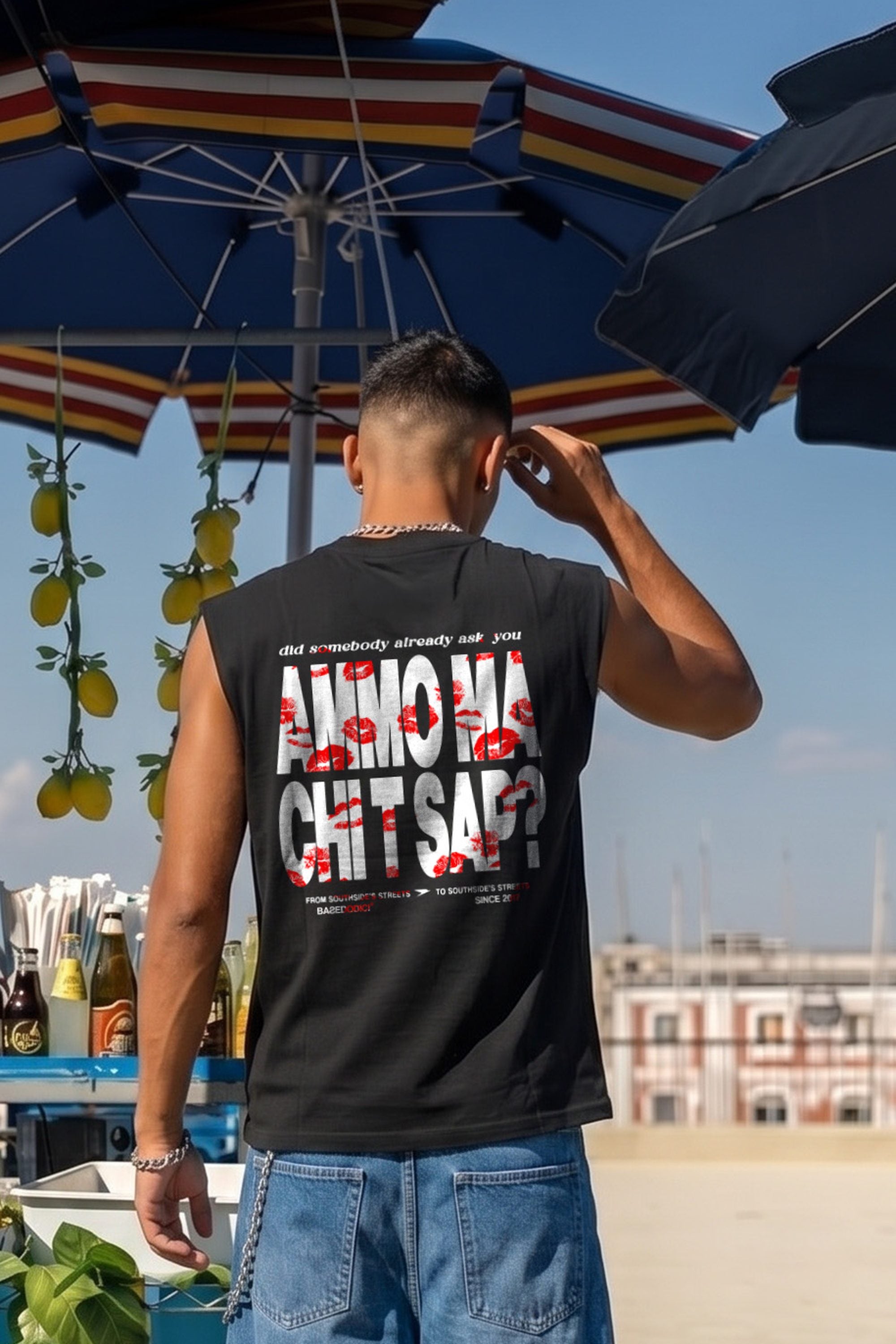 Tank "AMMO COUTURE" CHI'T'SAP Black/Kiss