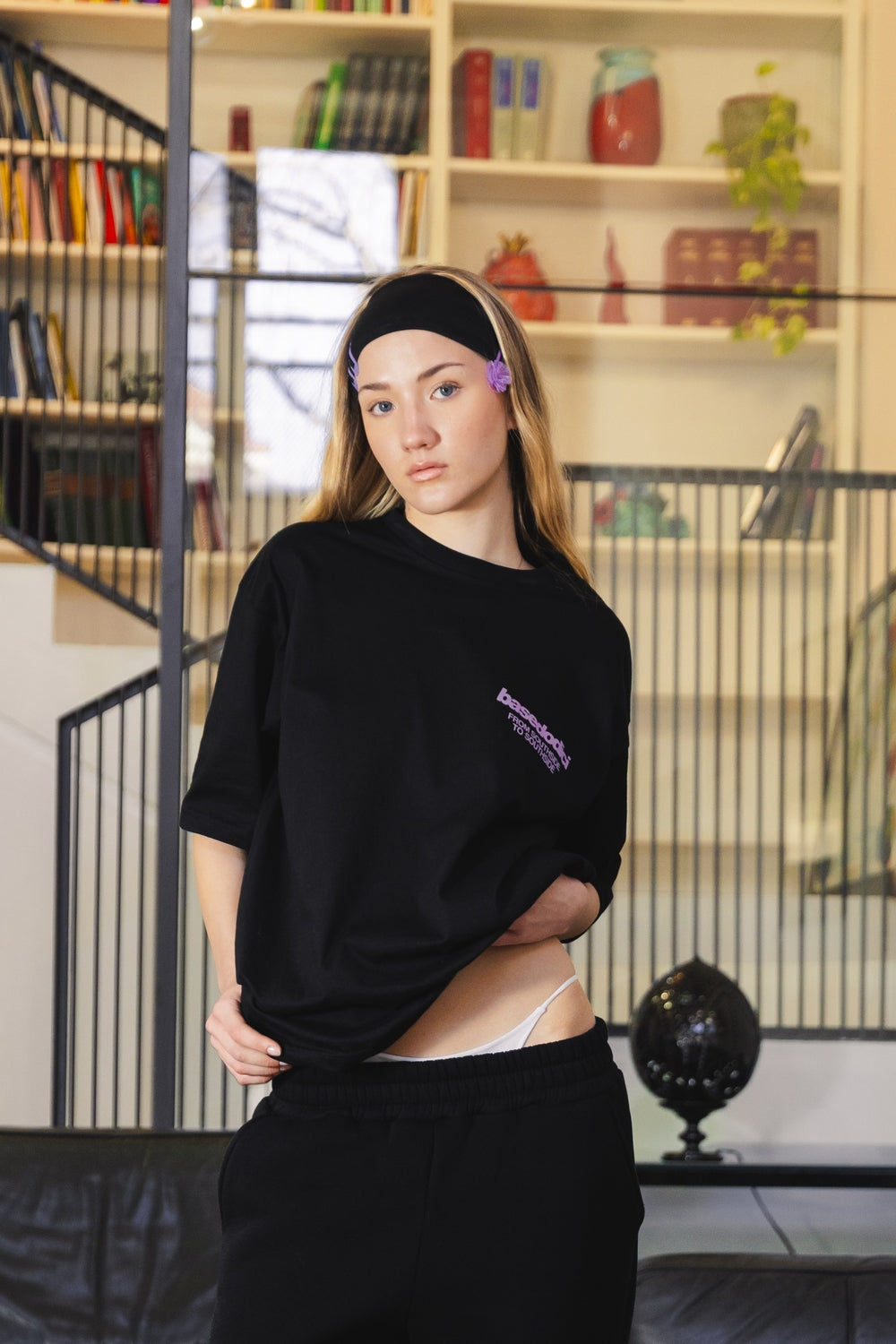 T-Shirt "AMMO" CHI'T'SAP Black/FurryPink