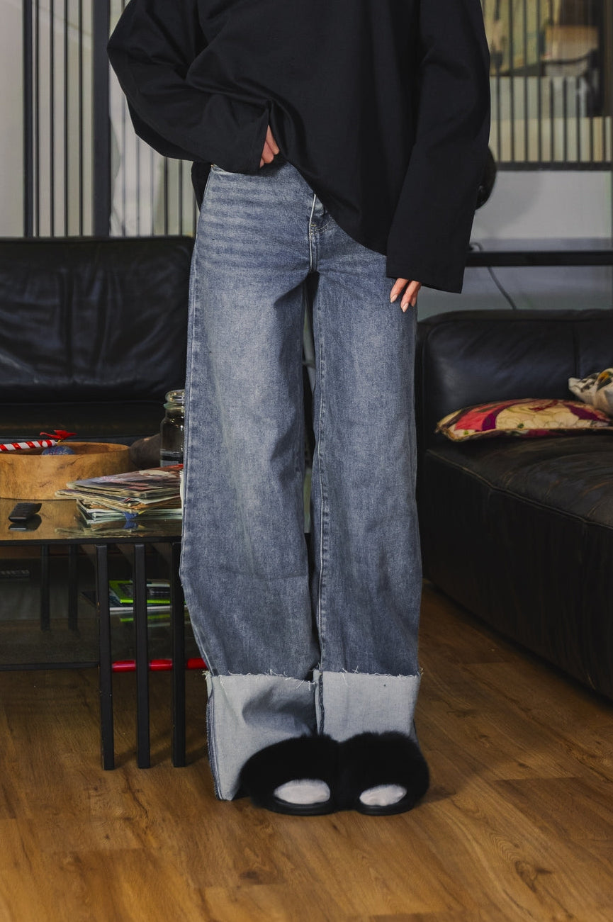 Bigall Denim "AMMO" CHI'T'SAP Mid Blue/Grillz