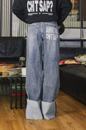 Bigall Denim "AMMO" CHI'T'SAP Mid Blue/Grillz