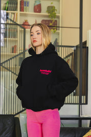 Hoodie "AMMO" CHI'T'SAP Black/PaintPink
