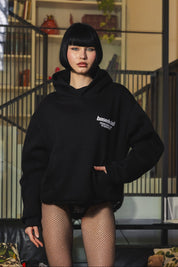 Hoodie "AMMO" CHI'T'SAP Black/GlitterItalic