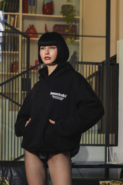 Hoodie "AMMO" CHI'T'SAP Black/GlitterItalic