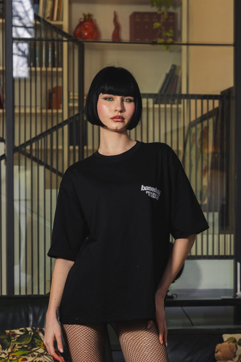 T-Shirt "AMMO" CHI'T'SAP Black/GlitterItalic