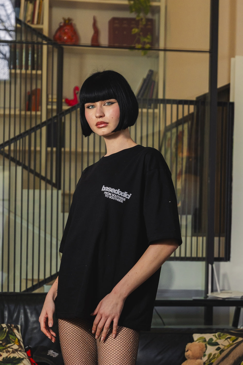 T-Shirt "AMMO" CHI'T'SAP Black/GlitterItalic