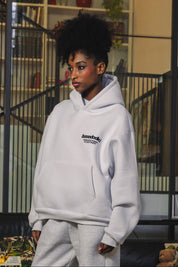 Hoodie "AMMO" CHI'T'SAP White/AnimalierRed