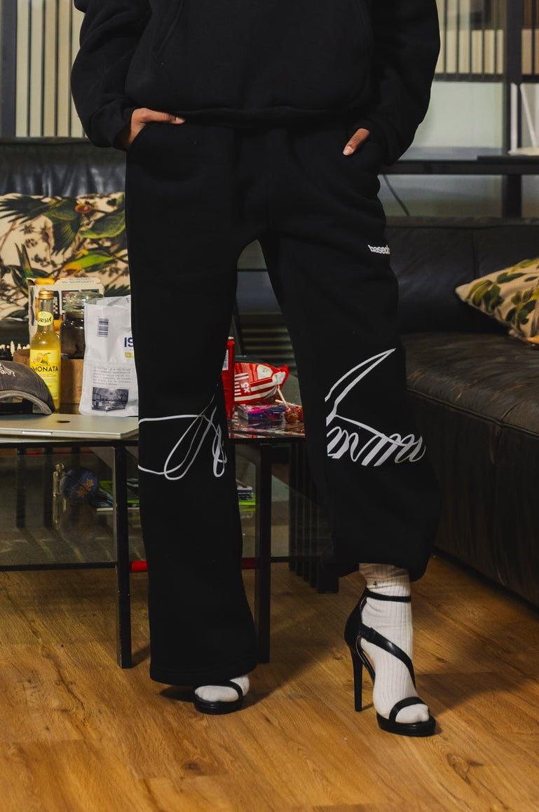 Fleece Pants "AMMO" CHI'T'SAP Black/ScriptWhite