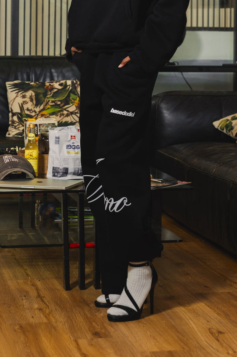 Fleece Pants "AMMO" CHI'T'SAP Black/ScriptWhite